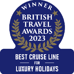 British Travel Awards 2023 Winner Best Luxury Holidays Cruise Line